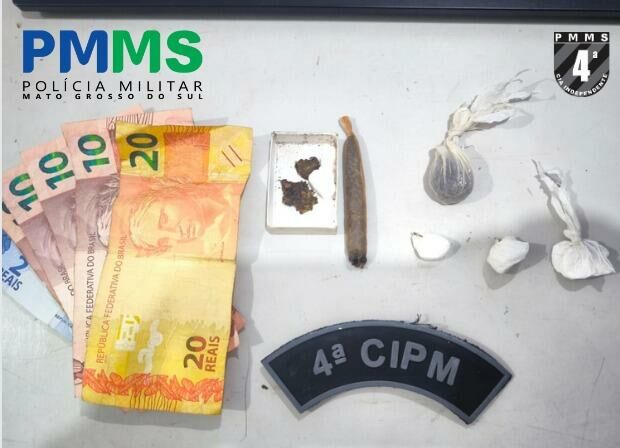 Imagem de compartilhamento para o artigo Traficantes tentam disfarçar e acabam preso com trouxinhas de droga em Chapadão do Sul da MS Todo dia